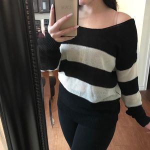 Striped Slouchy Sweater